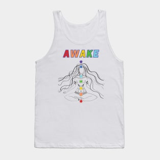 Chakra Meditate Awake Tank Top